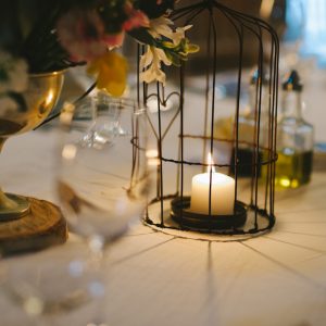 Bird Cage Candle Lighting