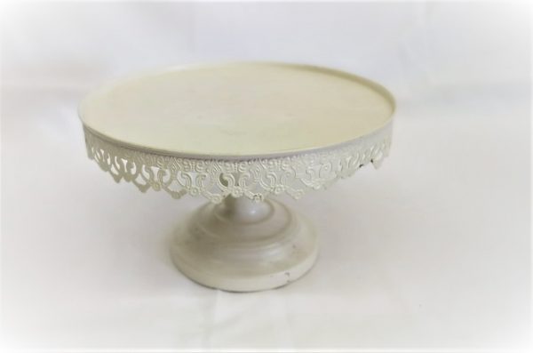 Cake Stand Cream Metal Filigree Tier, My Pretty Vintage Wedding Stylists, Event Planners & Décor Hire, located in Paarl