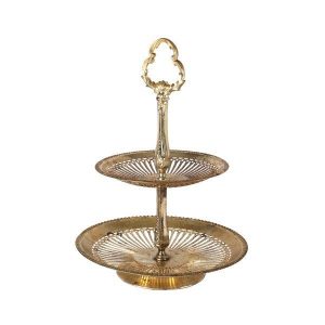 Cake Stand Gold Metal  Tier
