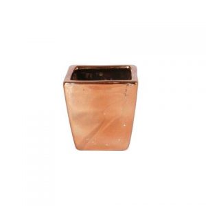 Candle Holder Copper Ceramic V Votive