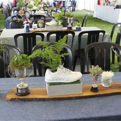 Corporate Flowers KPMG – Two Oceans Marathon Sponsor Marquee, My Pretty Vintage Wedding Stylists, Event Planners & Décor Hire, located in Paarl