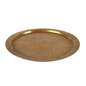 Dinnerware Brass Tray Plain