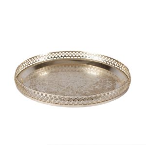 Dinnerware Silver Tray Round Lace Loops, My Pretty Vintage Wedding Stylists, Event Planners & Décor Hire, located in Paarl