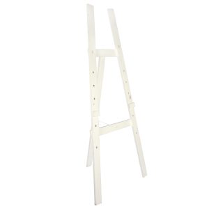 Easel Large White Wood A Frame