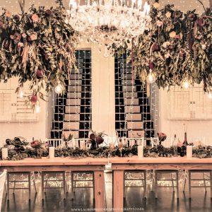 Hanging Wedding Decor Greenery And Flowers Ceilings With Lighting