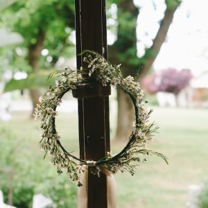 Leafy Wreath Rings In A Circle Symbolising Eternity