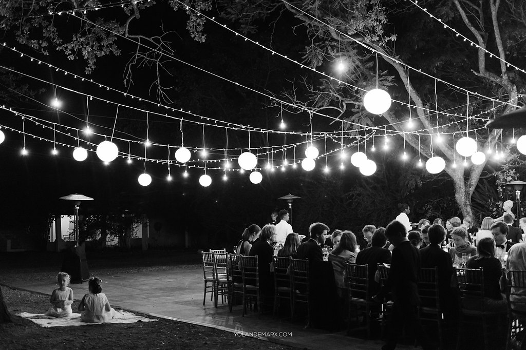 Romantic Outdoor Wedding Receptios At Hawksmoor Manor Venue