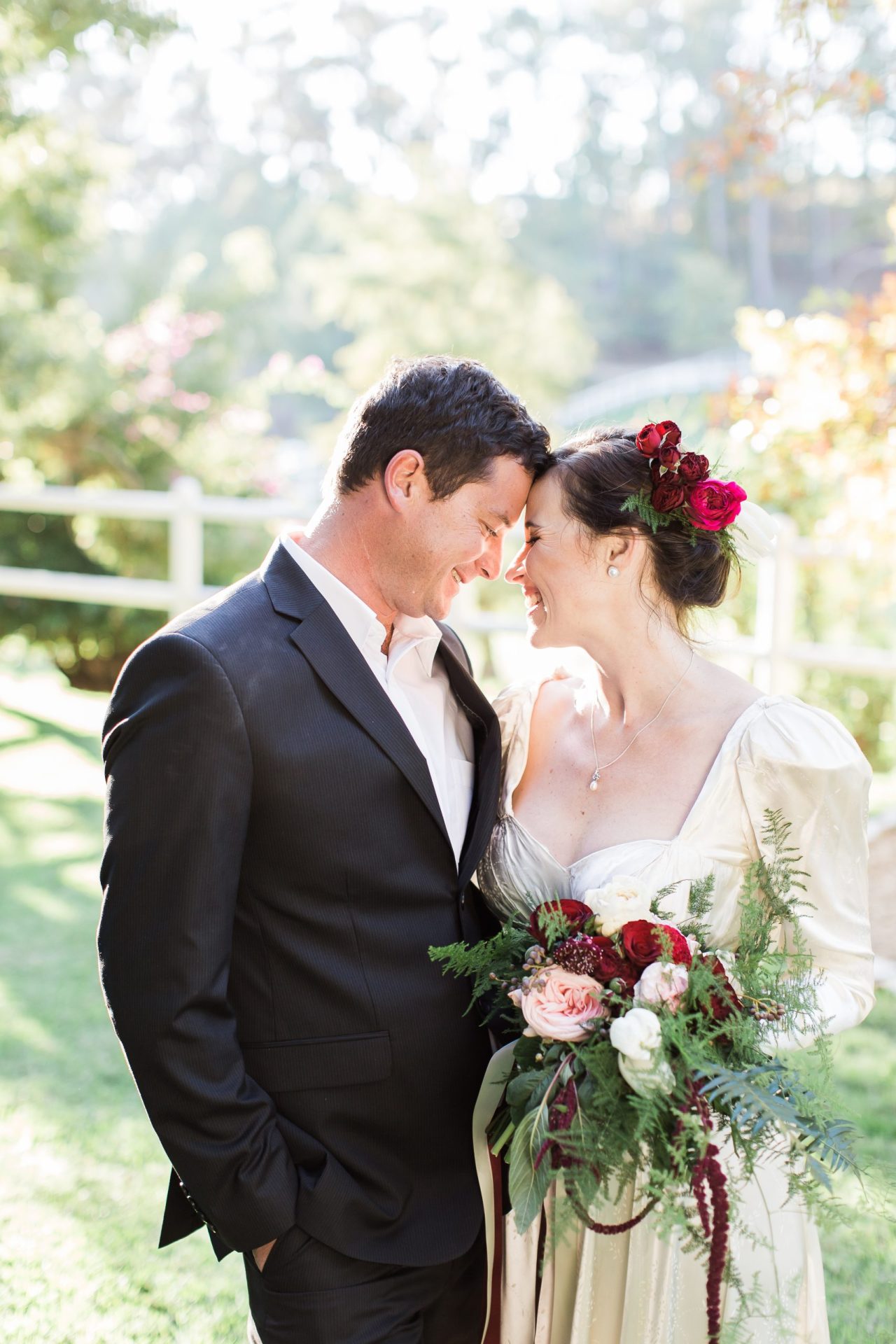 Romantic Vintage Inspired Bride And Groom scaled