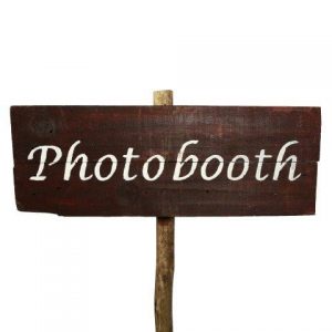 Sign Dark Wood Photobooth No Arrow, My Pretty Vintage Wedding Stylists, Event Planners & Décor Hire, located in Paarl