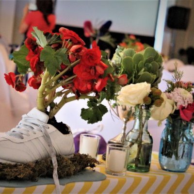 Tekkie Flower Arrangement scaled, My Pretty Vintage Wedding Stylists, Event Planners & Décor Hire, located in Paarl