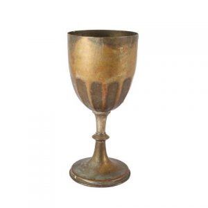 Vase Brass X large Goblet My Pretty Vintage Décor Hire wedding coordinating Paarl