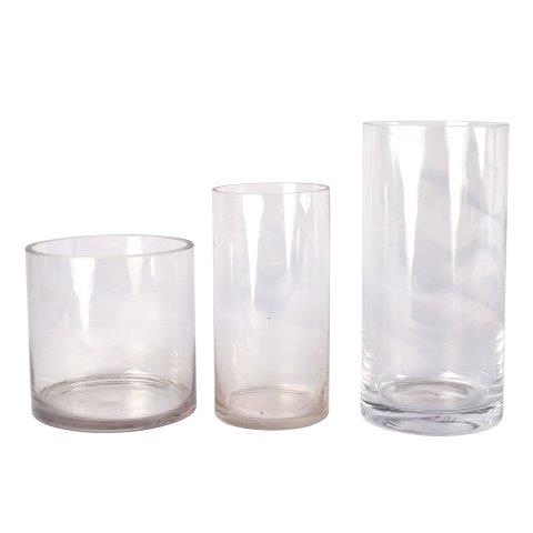 Vase Cylinder Glass Clear Small My Pretty Vintage Décor Hire wedding coordinating Paarl
