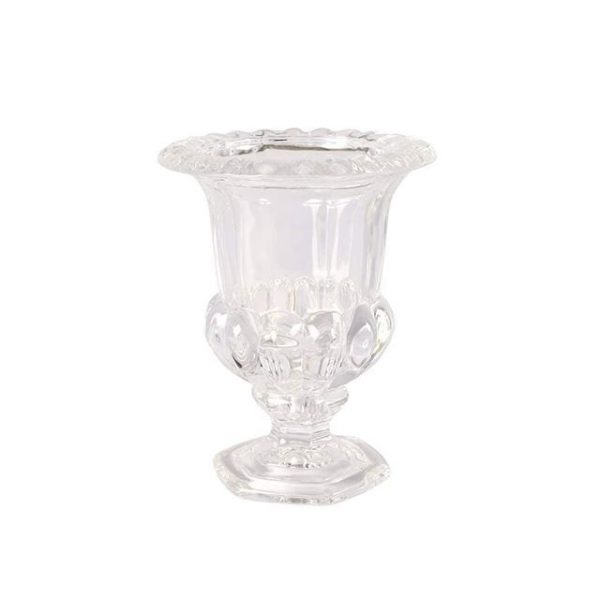 Vase Glass Urn Small My Pretty Vintage Décor Hire wedding coordinating Paarl