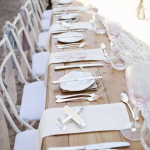 Wedding Romantique Long Table Decoration