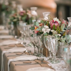 fine Dining Wedding Long Table Seating