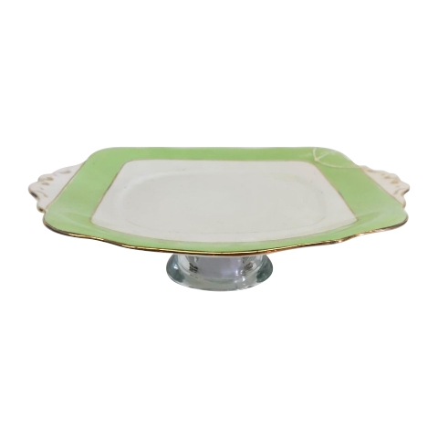 Cake Stand Flat Green Square