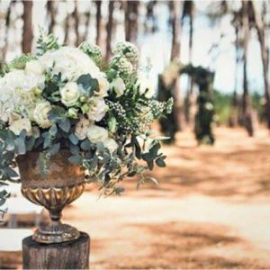 Floral Design Classic Silver Urn With Hydrangeas, My Pretty Vintage Wedding Stylists, Event Planners & Décor Hire, located in Paarl