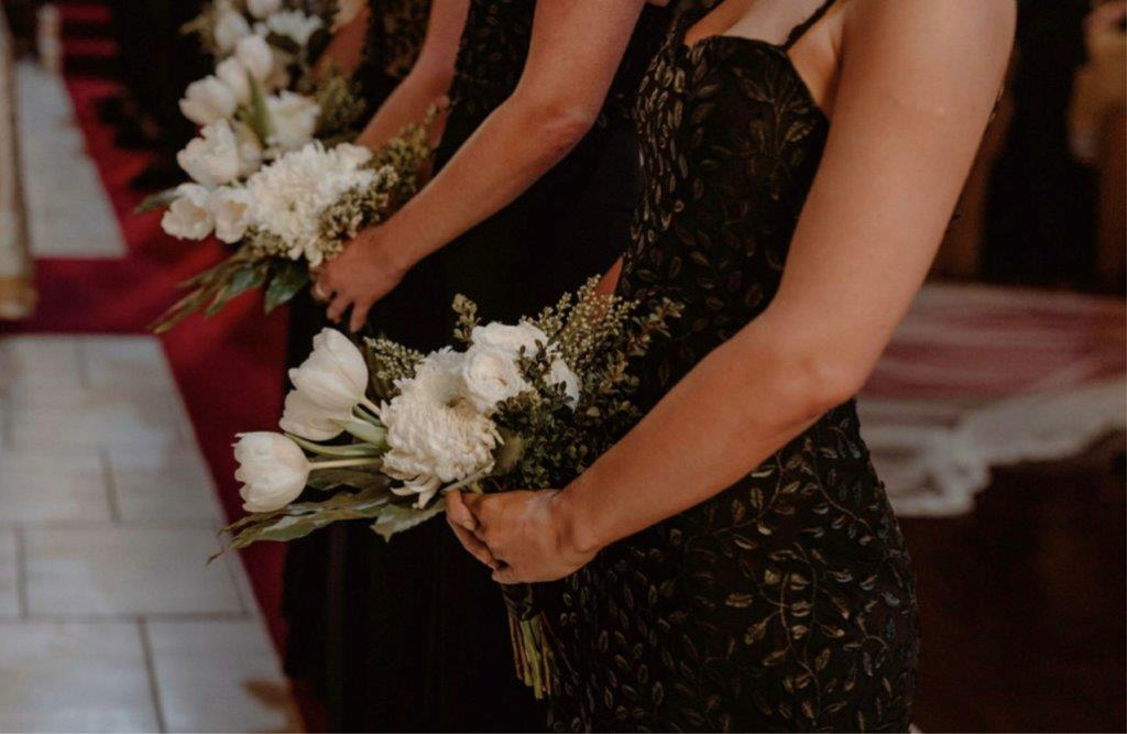 My Pretty Vintage Bridesmaids Bouquet Greek Wedding