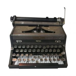 Prop Typewriter Black Royal