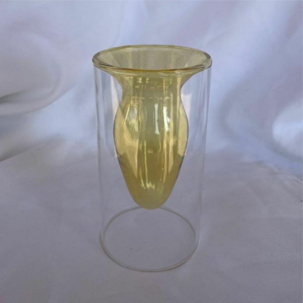 My Pretty Vintage, Wedding Stylists, Event Planners, Floral & Décor Hire, located in Paarl Amber single stem modern vase